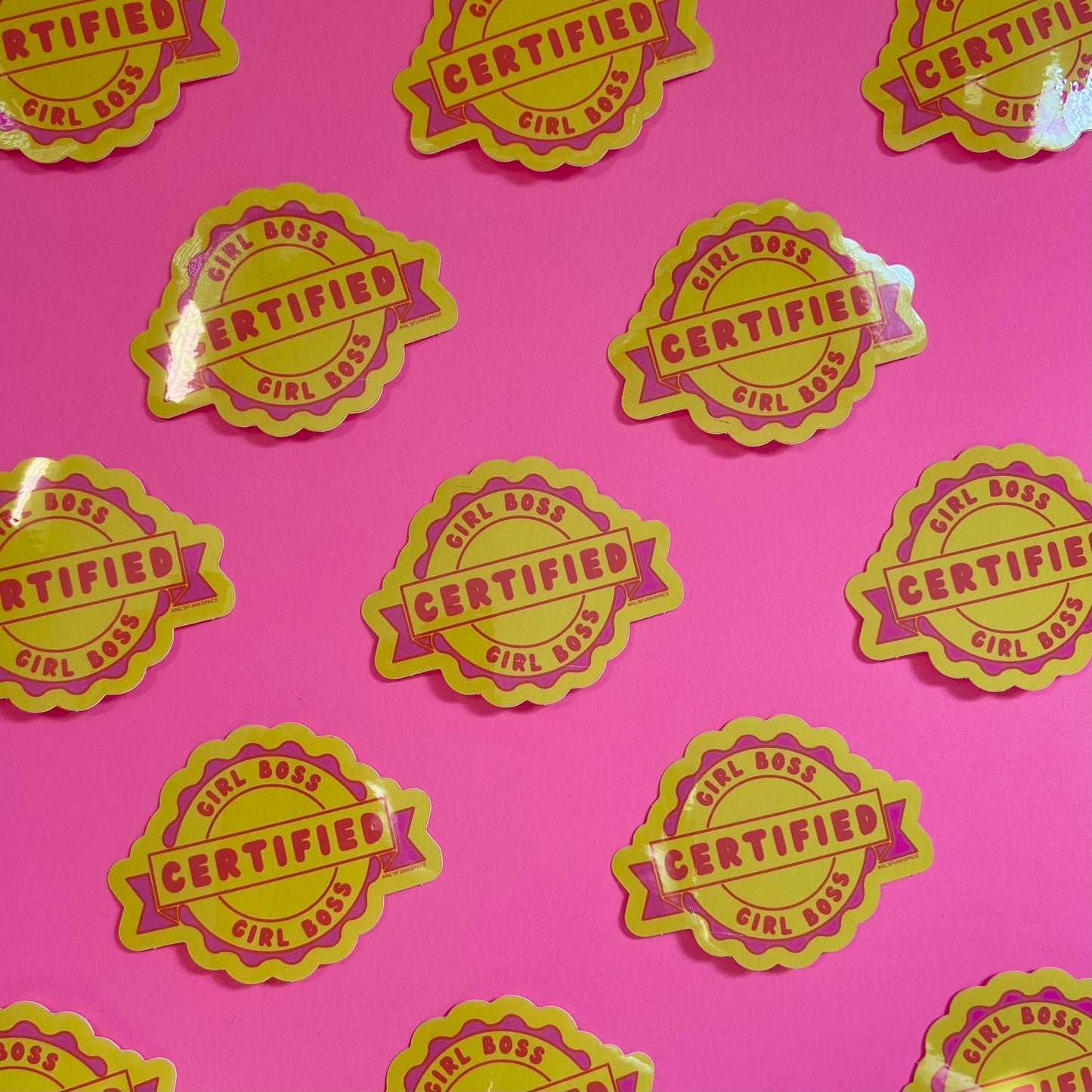 Certified girl boss sticker