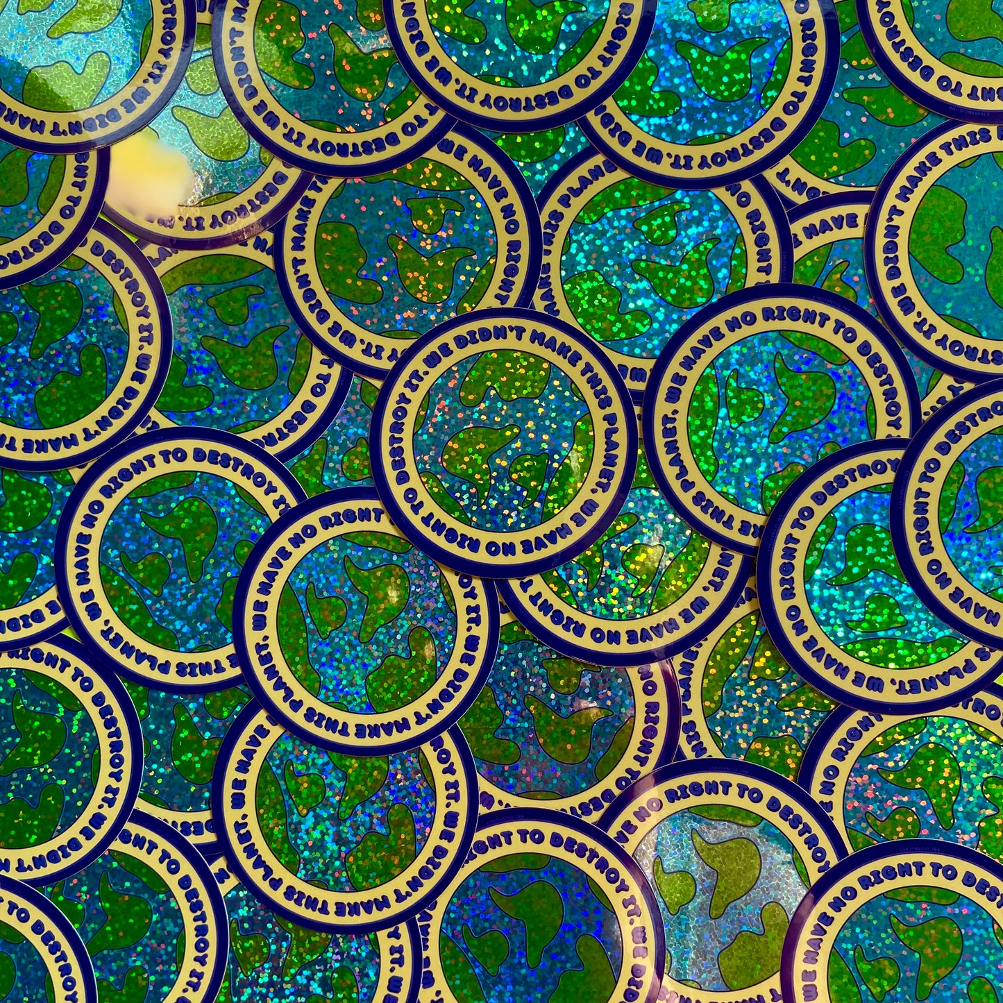 We didn’t make this planet sticker | 70% of profit goes to Hackensack Riverkeeper!