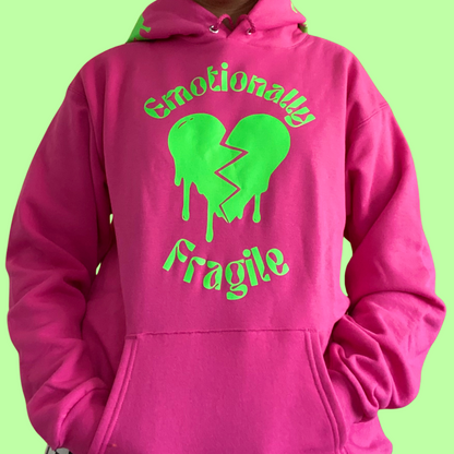 Emotionally fragile hoodie