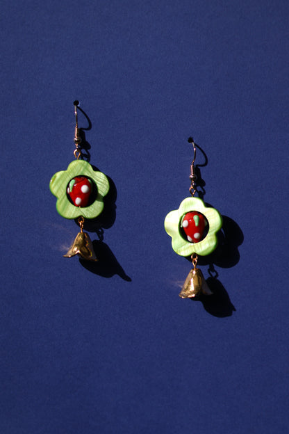 Strawberry bells No.1 earrings
