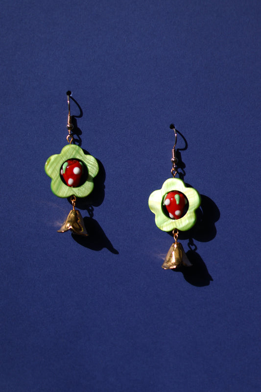 Strawberry bells No.1 earrings