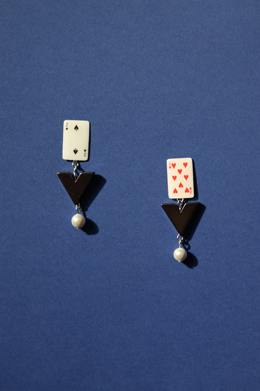 Your turn No.2 Playing card studs