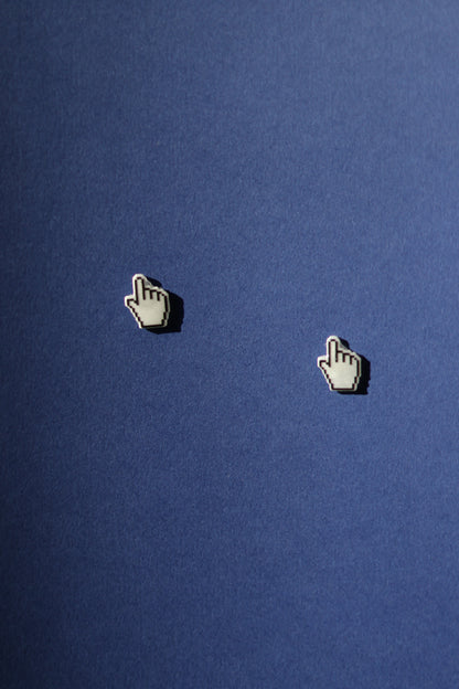Clack! No.1,2,3 hand cursor studs
